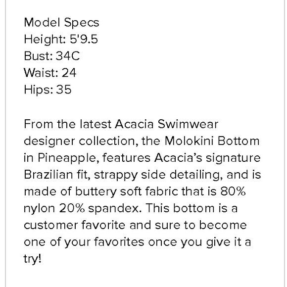 Acacia Swimwear molokini bikini bottom check large - Picture 5 of 8